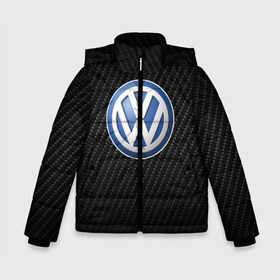 Зимняя куртка для мальчиков 3D с принтом Volkswagen Logo в Новосибирске, ткань верха — 100% полиэстер; подклад — 100% полиэстер, утеплитель — 100% полиэстер | длина ниже бедра, удлиненная спинка, воротник стойка и отстегивающийся капюшон. Есть боковые карманы с листочкой на кнопках, утяжки по низу изделия и внутренний карман на молнии. 

Предусмотрены светоотражающий принт на спинке, радужный светоотражающий элемент на пуллере молнии и на резинке для утяжки | amarok | arteon | caravelle | golf | polo | scirocco | teramont | tiguan | to | touareg | transporter | volkswagen | vw | авто | автомобиль | ам | бренд | карбон | машина | машины | народный автомобиль | фольксваген