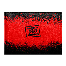 Обложка для студенческого билета с принтом ДДТ Лого в Новосибирске, натуральная кожа | Размер: 11*8 см; Печать на всей внешней стороне | Тематика изображения на принте: music | rock | ддт | музыка | рок | шевчук | юрий шевчук