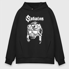 Мужское худи Oversize хлопок с принтом SABATON в Новосибирске, френч-терри — 70% хлопок, 30% полиэстер. Мягкий теплый начес внутри —100% хлопок | боковые карманы, эластичные манжеты и нижняя кромка, капюшон на магнитной кнопке | sabaton | даниель муллбак | йоаким броден | крис рёланд | оскар монтелиус | пэр сундстрём | рикард сунден | сабатон | тоббе энглунд | томми юханссон | ханнес ван дал