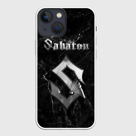 Чехол для iPhone 13 mini с принтом SABATON | САБАТОН (Z) в Новосибирске,  |  | sabaton | даниель муллбак | йоаким броден | крис рёланд | оскар монтелиус | пэр сундстрём | рикард сунден | сабатон | тоббе энглунд | томми юханссон | ханнес ван дал