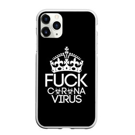 Чехол для iPhone 11 Pro матовый с принтом F*ck coronavirus в Новосибирске, Силикон |  | Тематика изображения на принте: china | coronavirus | covid | ncov | virus | болезнь | вирус | карантин | китай | коронавирус | пандемия | эпидемия