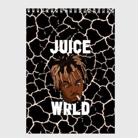 Скетчбук с принтом Juice WRLD в Новосибирске, 100% бумага
 | 48 листов, плотность листов — 100 г/м2, плотность картонной обложки — 250 г/м2. Листы скреплены сверху удобной пружинной спиралью | eminem | godzilla | juice wrld | rap | американский рэпер | годзила | зарубежный реп | маршалл брюс мэтерс | музыка | реп | рэпер | эминем