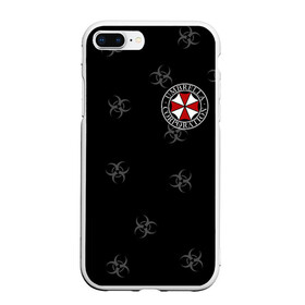 Чехол для iPhone 7Plus/8 Plus матовый с принтом Umbrella Corp в Новосибирске, Силикон | Область печати: задняя сторона чехла, без боковых панелей | biohazard | corporation | nemesis | resident evil | umbrella | virus | амбрела | амбрелла | биологическая угроза | вирус | зонт | обитель зла | резидент ивл