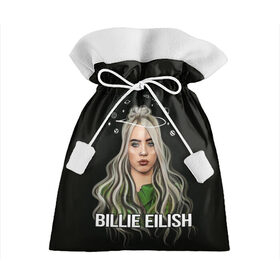 Подарочный 3D мешок с принтом BILLIE EILISH в Новосибирске, 100% полиэстер | Размер: 29*39 см | ayelish | bad guy | bellyache | bilie eilish | bilie elish | billie | billie eilish | eilish | electronic | elish | music | били айлиш | билли айлиш | эйлиш | элиш