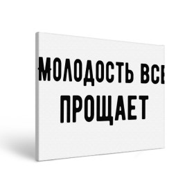 Холст прямоугольный с принтом Молодость в Новосибирске, 100% ПВХ |  | Тематика изображения на принте: круто | макс корж | молодежно | молодость | надпись | песня | популярно | сообщение | текст | фраза