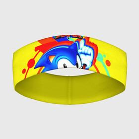 Повязка на голову 3D с принтом SONIC в Новосибирске,  |  | hedgehog | metal sonic | silver | silver the hedgehog | sonic | sonic boom | sonic the hedgehog | еж | ёж сонник | ежик | игры | кино | соник | соник в кино | сонник | фильм