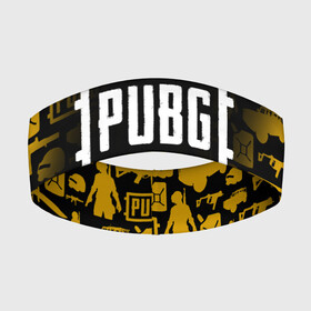 Повязка на голову 3D с принтом PUBG в Новосибирске,  |  | playerunknown s battlegrounds | pubg | pubg mobile | пабг | пабг лайт | пабг мобайл | пубг мобайл | пубг.