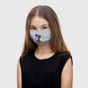 Детская маска (+5 фильтров) с принтом SONIC & SHADOW в Новосибирске,  внешний слой — 100% полиэфир (activcool), внутренний слой — 100% хлопок, одноразовые фильтры в комплекте (5 шт.) — мельтблаун | двухслойная маска, на внутренней стороне — карман для дополнительных фильтров для повышения защитных свойств. “Ушки” немного тянутся
 | hedgehog | metal sonic | silver | silver the hedgehog | sonic | sonic boom | sonic the hedgehog | еж | ёж сонник | ежик | игры | кино | соник | соник в кино | сонник | фильм