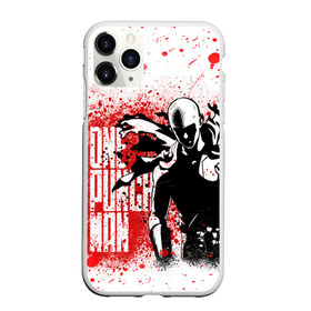 Чехол для iPhone 11 Pro матовый с принтом ONE-PUNCH MAN в Новосибирске, Силикон |  | one punch man | onepunchman | oppai | saitama | ван панч мен | ванпанчмен | макото миядзаки | сайтама | человек один удар