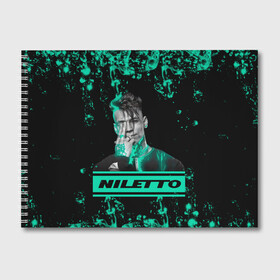 Альбом для рисования с принтом NILETTO в Новосибирске, 100% бумага
 | матовая бумага, плотность 200 мг. | niletto | rap | данила прытков | любимка | музыка | нилетто | певец | реп