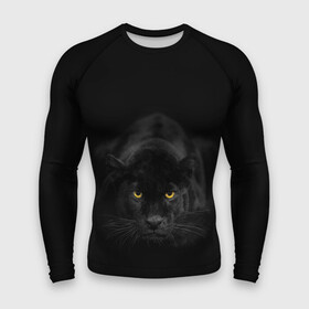 Мужской рашгард 3D с принтом Пантера в Новосибирске,  |  | animal | animals | beast | black | cat | kitten | phanter | животное | животные | зверек | зверь | кот | котики | кошка | кошки | пантера | черная