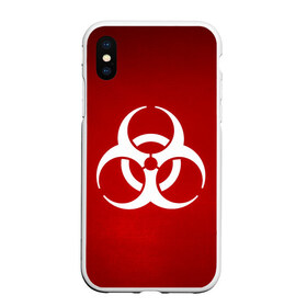 Чехол для iPhone XS Max матовый с принтом Plague Inc (Коронавирус) в Новосибирске, Силикон | Область печати: задняя сторона чехла, без боковых панелей | 2019 | biohazard | china | coronavirus | covid 19 | inc | medicine | ncov | ncov19 | ncov2019 | plague | survivor | virus | warning | вирус | китай | коронавирус | медик | медицина