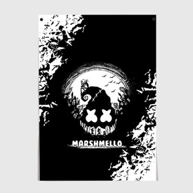 Постер с принтом Marshmello Кошмар(Oko) в Новосибирске, 100% бумага
 | бумага, плотность 150 мг. Матовая, но за счет высокого коэффициента гладкости имеет небольшой блеск и дает на свету блики, но в отличии от глянцевой бумаги не покрыта лаком | dj | marshmello | oko | бравл | граффити | денс | диджей | дэнс | звезда | звезды | зефир | игры | маршмелло | маршмеллоу | маршмело | музыка | мультик | око | первый | перед | роблокс | рождеством | скелет | старс