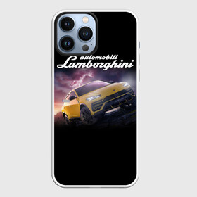 Чехол для iPhone 13 Pro Max с принтом Lamborghini Urus | Ламба Урус в Новосибирске,  |  | audi | auto | aventador | lamborghini | murcielago | urus | авто | автомобиль | ам | ламба | ламборгини | машина | машины | спорткар | урус