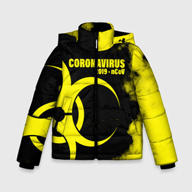 Зимняя куртка для мальчиков 3D с принтом Coronavirus 2019 - nCoV в Новосибирске, ткань верха — 100% полиэстер; подклад — 100% полиэстер, утеплитель — 100% полиэстер | длина ниже бедра, удлиненная спинка, воротник стойка и отстегивающийся капюшон. Есть боковые карманы с листочкой на кнопках, утяжки по низу изделия и внутренний карман на молнии. 

Предусмотрены светоотражающий принт на спинке, радужный светоотражающий элемент на пуллере молнии и на резинке для утяжки | 2019   ncov | coronavirus | covid | covid 19 | ncov | virus | арт | биологическая опасность | болезнь | вирус | знак | карантин | корона | коронавирус | короновирус | мем | мой руки | оставайся дома | пандемия | помой руки