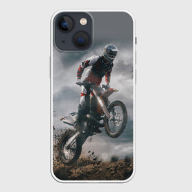 Чехол для iPhone 13 mini с принтом МОТОКРОСС КТМ | MOTOCROSS KTM (+спина) в Новосибирске,  |  | 2020 | auto | bike | moto | motorcycle | sport | авто | автомобиль | автомобильные | байк | бренд | марка | машины | мото | мотоциклы | спорт