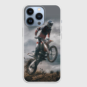 Чехол для iPhone 13 Pro с принтом МОТОКРОСС КТМ | MOTOCROSS KTM (+спина) в Новосибирске,  |  | Тематика изображения на принте: 2020 | auto | bike | moto | motorcycle | sport | авто | автомобиль | автомобильные | байк | бренд | марка | машины | мото | мотоциклы | спорт
