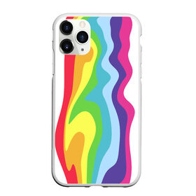 Чехол для iPhone 11 Pro матовый с принтом Радуга (Oko) в Новосибирске, Силикон |  | 1 | oko | апреля | биба | боба | весело | друг | единорог | единорожка | лайки | око | подруга | прикол | радуга | радужный | разноцветная | река | смайл | смешно | тошнит | треш | улыбка | фон | цвета | цветная