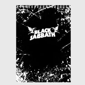 Скетчбук с принтом Black Sabbath в Новосибирске, 100% бумага
 | 48 листов, плотность листов — 100 г/м2, плотность картонной обложки — 250 г/м2. Листы скреплены сверху удобной пружинной спиралью | black | black sabath | black sabbath | hard rock | heavy metal | ozzy | sabath | блэк сабат | группы | метал | музыка | оззи | оззи осборн | ози | осборн | рок | хард рок | хэви метал