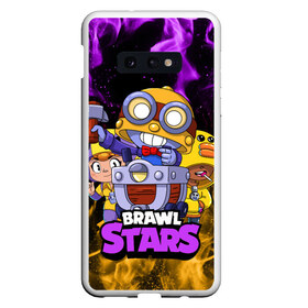 Чехол для Samsung S10E с принтом BRAWL STARS CARL в Новосибирске, Силикон | Область печати: задняя сторона чехла, без боковых панелей | bea | brawl stars | brawl stars carl | brawler | carl | sally leon | беа | бравл старз | бравлер | игры | карл | салли леон