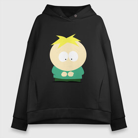 Женское худи Oversize хлопок с принтом South Park Баттерс в Новосибирске, френч-терри — 70% хлопок, 30% полиэстер. Мягкий теплый начес внутри —100% хлопок | боковые карманы, эластичные манжеты и нижняя кромка, капюшон на магнитной кнопке | south park | айзек хейз | дженнифер хауэлл | джон хэнсен | мона маршалл | мультик | мэри бергман | мэтт стоун | саус парк | трей паркер | эдриен бирд | эйприл стюарт | элиза шнайдер