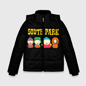 Зимняя куртка для мальчиков 3D с принтом South Park в Новосибирске, ткань верха — 100% полиэстер; подклад — 100% полиэстер, утеплитель — 100% полиэстер | длина ниже бедра, удлиненная спинка, воротник стойка и отстегивающийся капюшон. Есть боковые карманы с листочкой на кнопках, утяжки по низу изделия и внутренний карман на молнии. 

Предусмотрены светоотражающий принт на спинке, радужный светоотражающий элемент на пуллере молнии и на резинке для утяжки | south park | американская культура | американский мультсериал | колорадо | пародия | саус парк | саут парк | черный юмор | четыре мальчика | шоу | южный парк