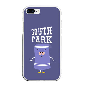 Чехол для iPhone 7Plus/8 Plus матовый с принтом South Park Полотенчико в Новосибирске, Силикон | Область печати: задняя сторона чехла, без боковых панелей | south park | баттерс | кайл | кени | кеннет | кенни | мультик | саус парк | стэнли | эрик | южный парк