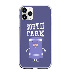 Чехол для iPhone 11 Pro матовый с принтом South Park Полотенчико в Новосибирске, Силикон |  | south park | баттерс | кайл | кени | кеннет | кенни | мультик | саус парк | стэнли | эрик | южный парк