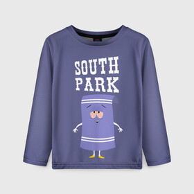 Детский лонгслив 3D с принтом South Park Полотенчико в Новосибирске, 100% полиэстер | длинные рукава, круглый вырез горловины, полуприлегающий силуэт
 | Тематика изображения на принте: south park | баттерс | кайл | кени | кеннет | кенни | мультик | саус парк | стэнли | эрик | южный парк
