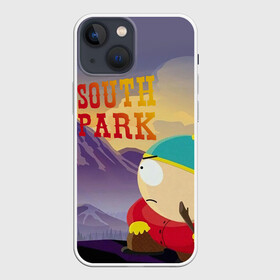 Чехол для iPhone 13 mini с принтом South Park Cartman | Картмен (Z) в Новосибирске,  |  | south park | баттерс | кайл | картмен | кени | кеннет | кенни | мультик | саус парк | стэнли | эрик | южный парк