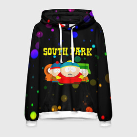 Мужская толстовка 3D с принтом South Park в Новосибирске, 100% полиэстер | двухслойный капюшон со шнурком для регулировки, мягкие манжеты на рукавах и по низу толстовки, спереди карман-кенгуру с мягким внутренним слоем. | south park | американская культура | американский мультсериал | колорадо | пародия | саус парк | саут парк | черный юмор | четыре мальчика | шоу | южный парк