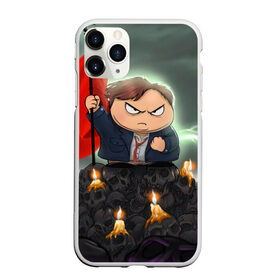 Чехол для iPhone 11 Pro матовый с принтом Eric Cartman в Новосибирске, Силикон |  | eric cartman | kenny | south park | ерик картман | злой картман | картман | кени | кенни | молнии | мультфильм | саус парк | саус парк мультик | флаг | черепа | эрик картман | южный парк