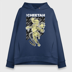 Женское худи Oversize хлопок с принтом The Cheetah в Новосибирске, френч-терри — 70% хлопок, 30% полиэстер. Мягкий теплый начес внутри —100% хлопок | боковые карманы, эластичные манжеты и нижняя кромка, капюшон на магнитной кнопке | 1984 | cheetah | dc comics | diana prince | vdkotan | wonder women | ww84 | антиопа | вандер вумен | галь гадот | гепарда | диана принс | стив тревор | чудо женщина