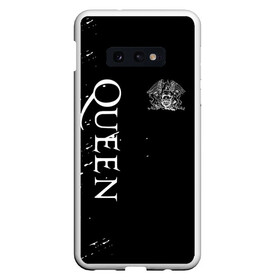 Чехол для Samsung S10E с принтом QUEEN в Новосибирске, Силикон | Область печати: задняя сторона чехла, без боковых панелей | queen | квин | мистер робот | музыка | рами малек | рок | фредди меркьюри