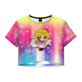 Женская футболка Crop-top 3D с принтом South park. Princess Kenny в Новосибирске, 100% полиэстер | круглая горловина, длина футболки до линии талии, рукава с отворотами | broflovski | cartman | eric | kenny | kyle | marsh | park | south | stan | баттерс | брофловски | кайл | картман | кенни | леопольд | маккормик | марш | парк | стотч | стэн | эрик | южный