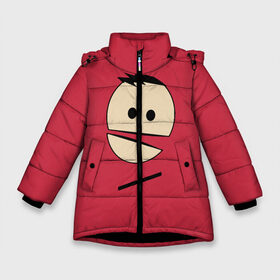 Зимняя куртка для девочек 3D с принтом South Park Терренс Косплей в Новосибирске, ткань верха — 100% полиэстер; подклад — 100% полиэстер, утеплитель — 100% полиэстер. | длина ниже бедра, удлиненная спинка, воротник стойка и отстегивающийся капюшон. Есть боковые карманы с листочкой на кнопках, утяжки по низу изделия и внутренний карман на молнии. 

Предусмотрены светоотражающий принт на спинке, радужный светоотражающий элемент на пуллере молнии и на резинке для утяжки. | canada | south park | terrance and phillip | жопы в огне | канада | канадцы | король канады | пердуны | пламенные жопы | саус парк | терренс и филлип | южный парк