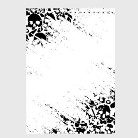 Скетчбук с принтом БЕЛЫЕ ЧЕРЕПА в Новосибирске, 100% бумага
 | 48 листов, плотность листов — 100 г/м2, плотность картонной обложки — 250 г/м2. Листы скреплены сверху удобной пружинной спиралью | Тематика изображения на принте: abstraction | bones | geometry | hexagon | neon | paints | skull | stripes | texture | triangle | абстракция | брызги | геометрия | краски | неон | неоновый | соты | текстура | черепа