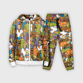 Детский костюм 3D с принтом Scooby Doo Team в Новосибирске,  |  | Тематика изображения на принте: fred jones | scooby doo | vdosadir | velma dinkle | велма динкли | дафна блейк | скуберт фон дуенхеймер | скуби ду | уильям ханна | фред джонс | шегги