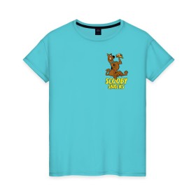 Женская футболка хлопок с принтом Scooby Snacks в Новосибирске, 100% хлопок | прямой крой, круглый вырез горловины, длина до линии бедер, слегка спущенное плечо | scooby doo | vdosadir | пицца | скуберт фон дуенхеймер | скуби ду | уильям ханна