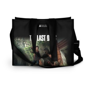 Сумка-шоппер 3D с принтом THE LAST OF US в Новосибирске, 100% полиэстер | застегивается на металлическую кнопку; внутренний карман застегивается на молнию. Стенки укреплены специальным мягким материалом, чтобы защитить содержимое от несильных ударов
 | cicadas | fireflies | naughty dog | the last of us | the last of us part 2 | джоэл | последние из нас | цикады | элли