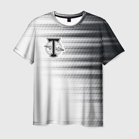 Мужская футболка 3D с принтом Торпедо в Новосибирске, 100% полиэфир | прямой крой, круглый вырез горловины, длина до линии бедер | Тематика изображения на принте: белое | пфл | рфпл | торпедо | форма | футбол | чёрное