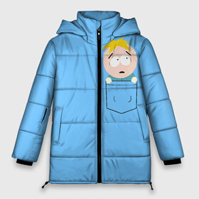 Женская зимняя куртка 3D с принтом БАТТЕРС В КАРМАНЕ в Новосибирске, верх — 100% полиэстер; подкладка — 100% полиэстер; утеплитель — 100% полиэстер | длина ниже бедра, силуэт Оверсайз. Есть воротник-стойка, отстегивающийся капюшон и ветрозащитная планка. 

Боковые карманы с листочкой на кнопках и внутренний карман на молнии | cartman | kenny | kyle | south park | stan | кайл | картман | кенни | стэн | южный парк