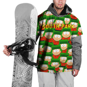Накидка на куртку 3D с принтом SOUTH PARK в Новосибирске, 100% полиэстер |  | Тематика изображения на принте: cartman | kenny | kyle | south park | stan | кайл | картман | кенни | стэн | южный парк