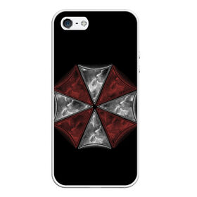 Чехол для iPhone 5/5S матовый с принтом Umbrella Corporation в Новосибирске, Силикон | Область печати: задняя сторона чехла, без боковых панелей | 2 | biohazard | claire | evil | horror | raccoon | resident | survival | t virus | t вирус | выживание | зла | кеннеди | клэр | леон | обитель | раккун | редфилд | скотт | ужас