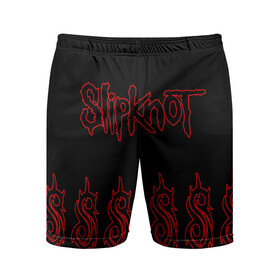Мужские шорты спортивные с принтом Slipknot (5) в Новосибирске,  |  | devil | metal | music | rock | satana | slipknot | дьявол | метал | музыка | рок | сатана | слипкнот
