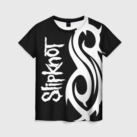 Женская футболка 3D с принтом Slipknot (6) в Новосибирске, 100% полиэфир ( синтетическое хлопкоподобное полотно) | прямой крой, круглый вырез горловины, длина до линии бедер | devil | metal | music | rock | satana | slipknot | дьявол | метал | музыка | рок | сатана | слипкнот