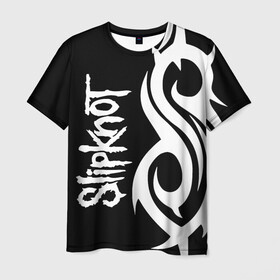 Мужская футболка 3D с принтом Slipknot (6) в Новосибирске, 100% полиэфир | прямой крой, круглый вырез горловины, длина до линии бедер | Тематика изображения на принте: devil | metal | music | rock | satana | slipknot | дьявол | метал | музыка | рок | сатана | слипкнот