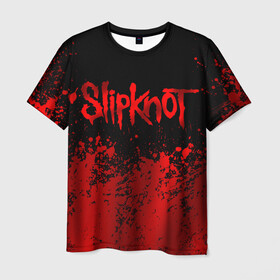 Мужская футболка 3D с принтом Slipknot (9) в Новосибирске, 100% полиэфир | прямой крой, круглый вырез горловины, длина до линии бедер | Тематика изображения на принте: devil | metal | music | rock | satana | slipknot | дьявол | метал | музыка | рок | сатана | слипкнот