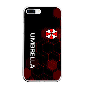 Чехол для iPhone 7Plus/8 Plus матовый с принтом UMBRELLA CORP в Новосибирске, Силикон | Область печати: задняя сторона чехла, без боковых панелей | ada wong | biohazard | leon | nemesis | project resistance | raccoon city | re | re3 | resident evil | resident evil 3 | rpd | stars | umbrella | ада вонг | амбрелла | немезис | ужасы