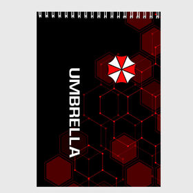 Скетчбук с принтом UMBRELLA CORP в Новосибирске, 100% бумага
 | 48 листов, плотность листов — 100 г/м2, плотность картонной обложки — 250 г/м2. Листы скреплены сверху удобной пружинной спиралью | Тематика изображения на принте: ada wong | biohazard | leon | nemesis | project resistance | raccoon city | re | re3 | resident evil | resident evil 3 | rpd | stars | umbrella | ада вонг | амбрелла | немезис | ужасы